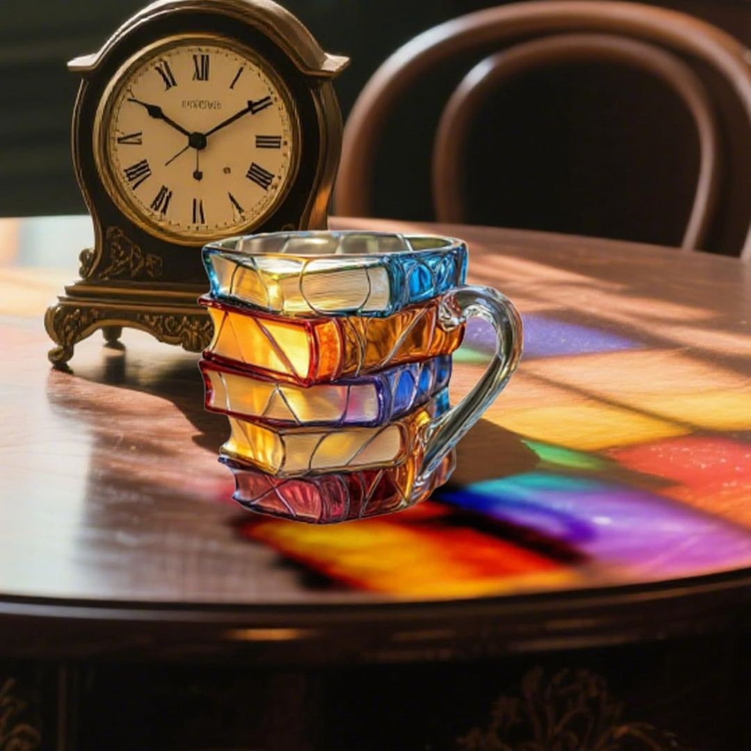 Lampada Decorativa Premium – Original Handcrafted 3D Lucky Mug for Book Lovers