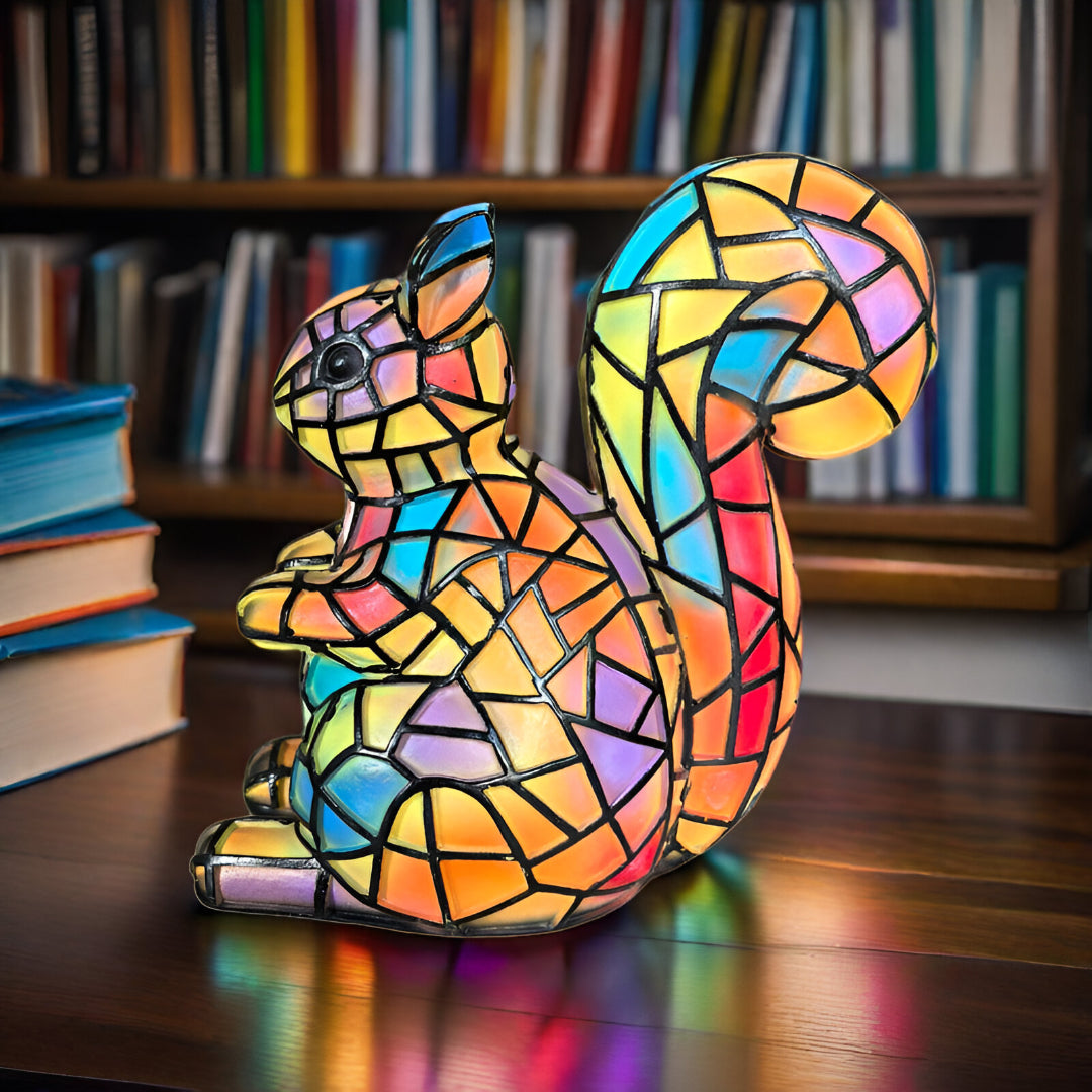 Lampada Artigianale – Alvin: Enchanting Squirrel