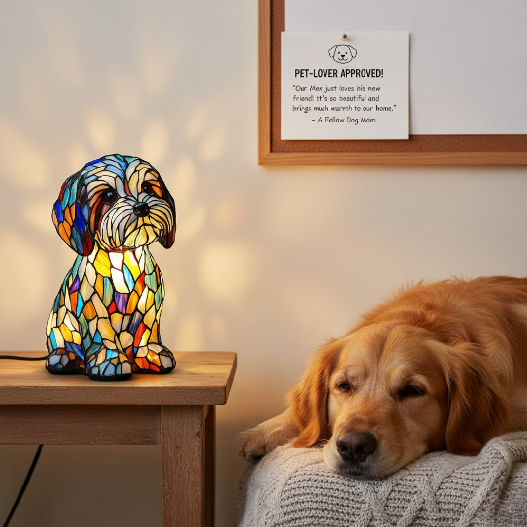 Lampada Artigianale – Shih Tzu di Luce