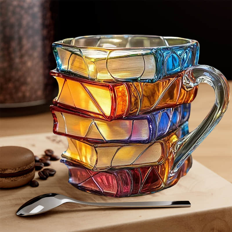 Lampada Decorativa Premium – Original Handcrafted 3D Lucky Mug for Book Lovers