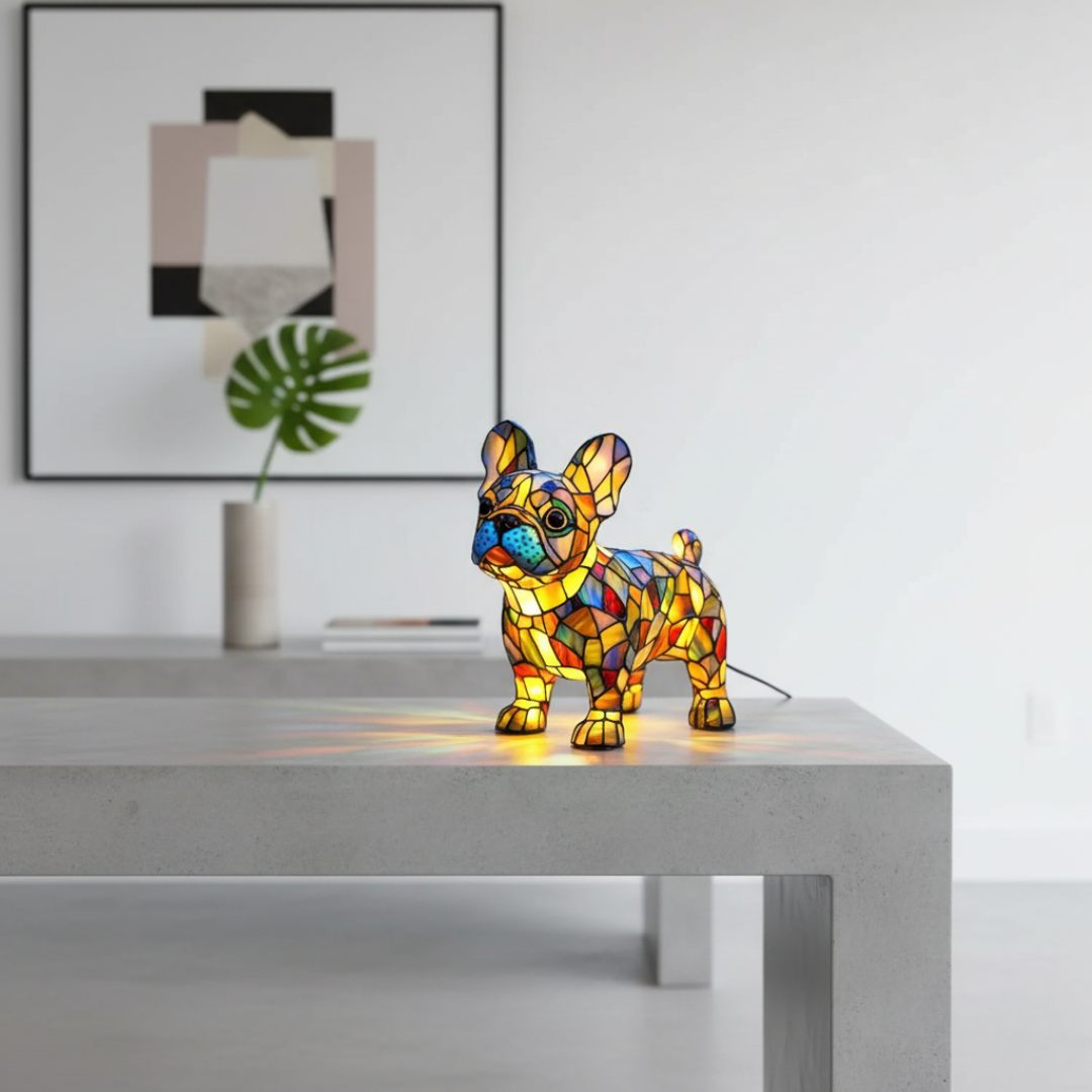 Lampada Artigianale – Amelie The French Bulldog Of Gentle Glow