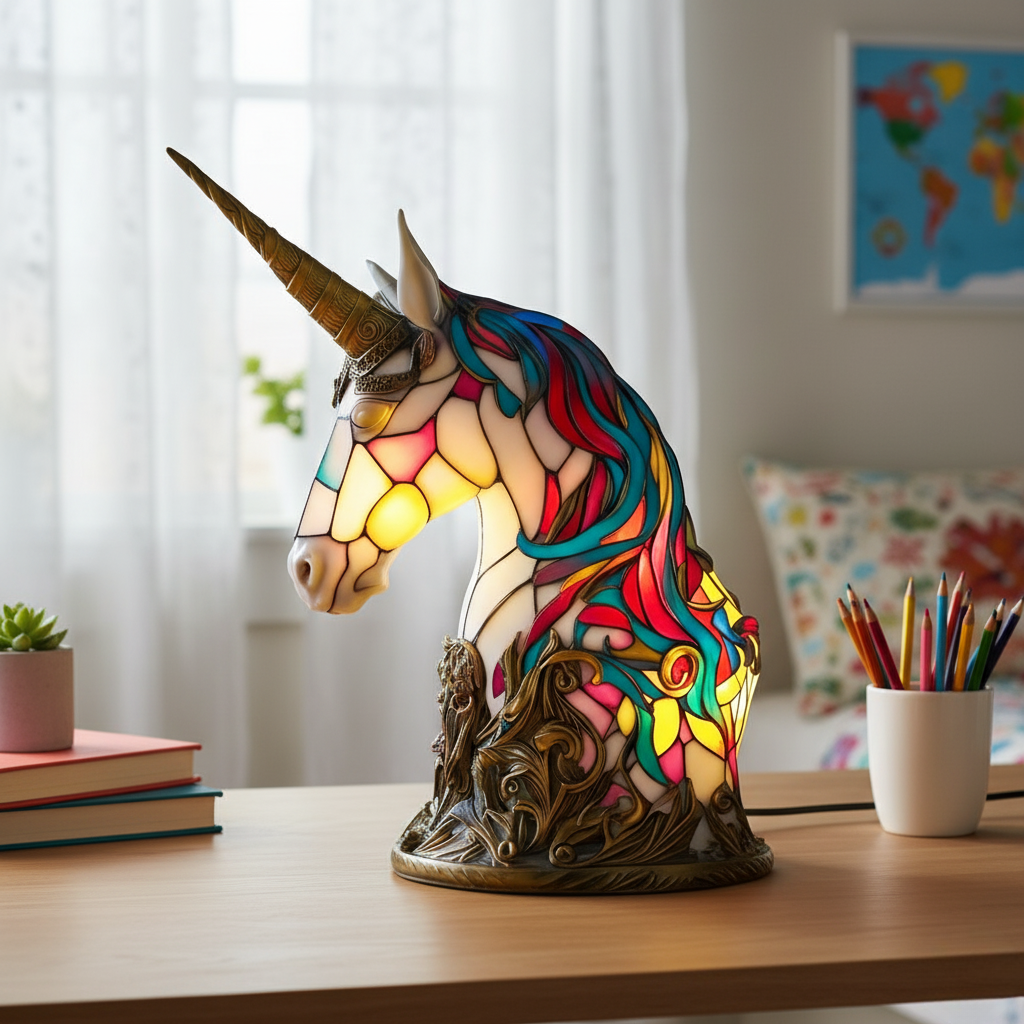 Lampada Artigianale – Luna Magical Unicorn