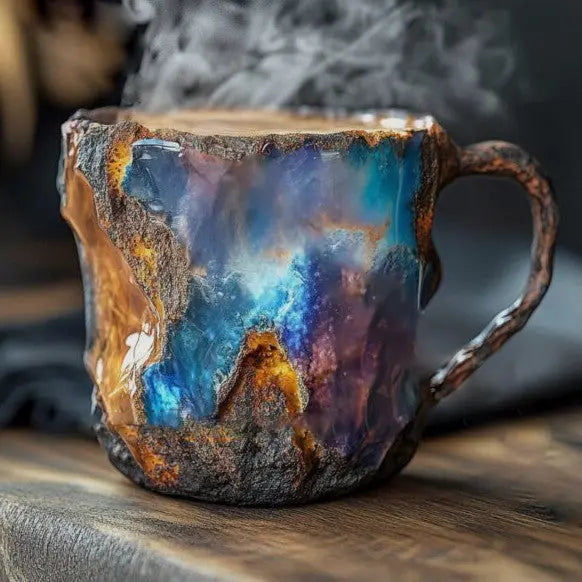 Lampada Decorativa Premium – Krystal-Infused Coffee Mugs with Minerals
